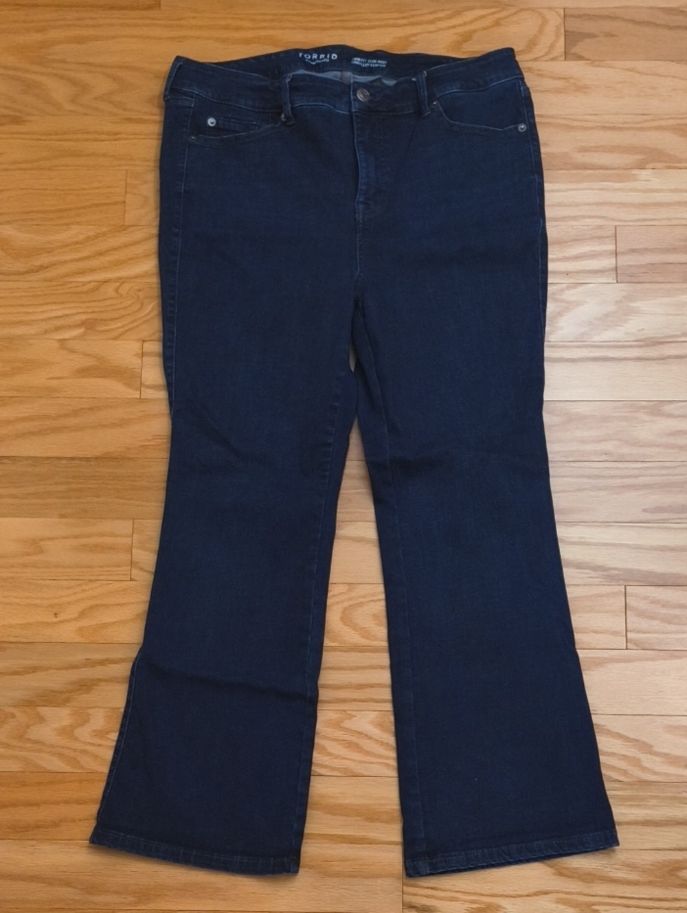 torrid Dark Indigo Flare Jeans Size 16 Short GU